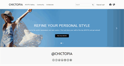 Desktop Screenshot of chictopia.com
